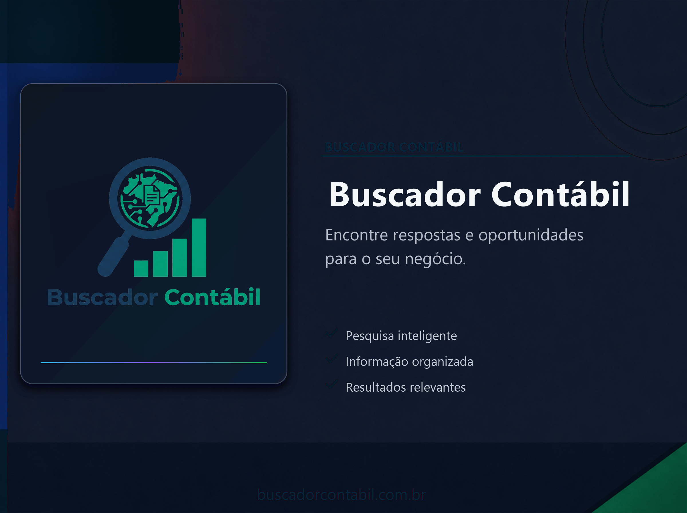 Capa do projeto Buscador Contábil