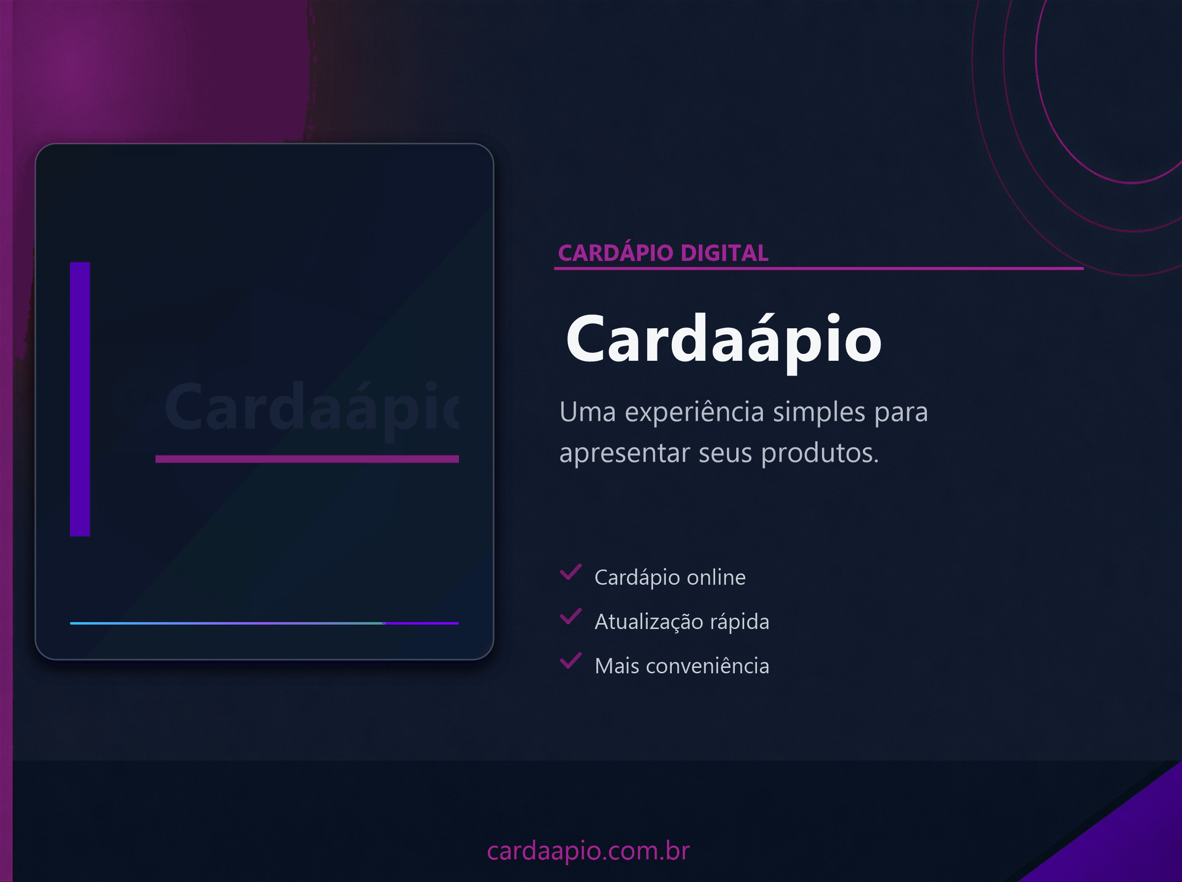 Capa do projeto Cardáapio