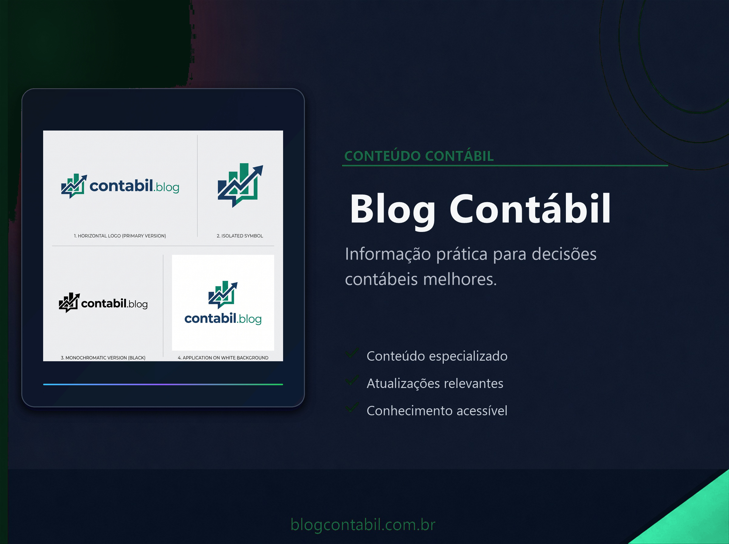 Capa do projeto Contábil Blog