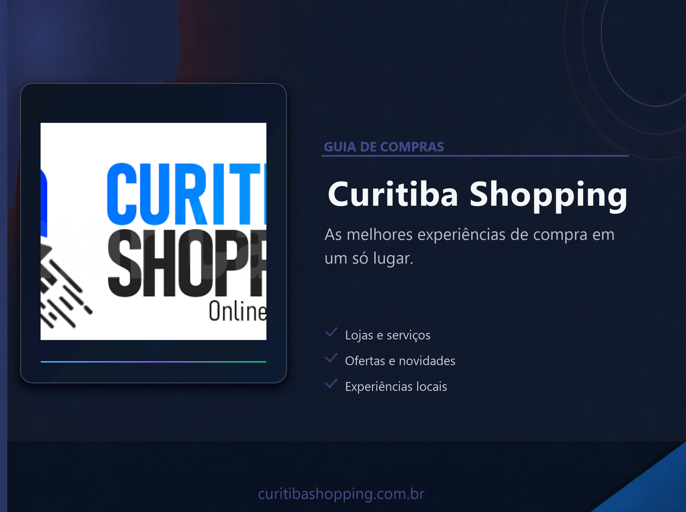 Capa do projeto Curitiba Shopping