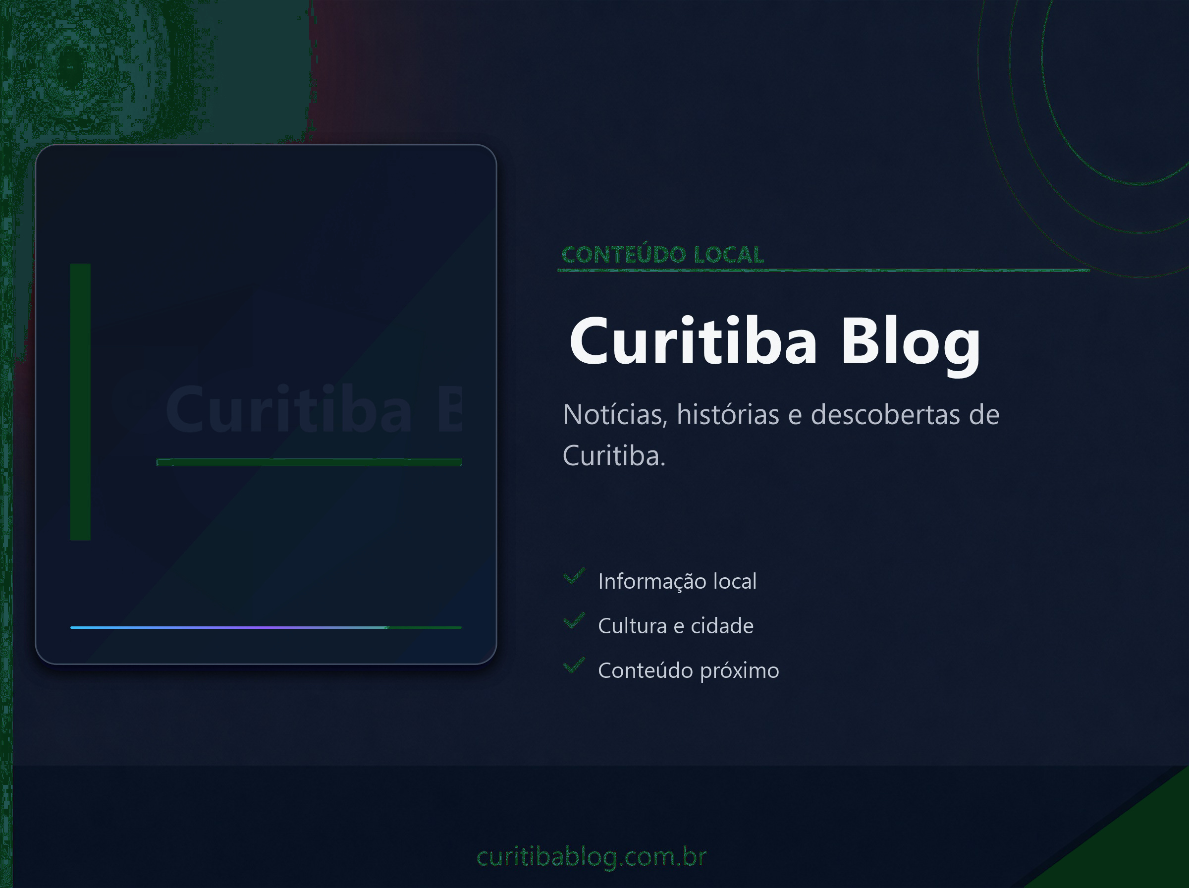 Capa do projeto Curitiba Blog