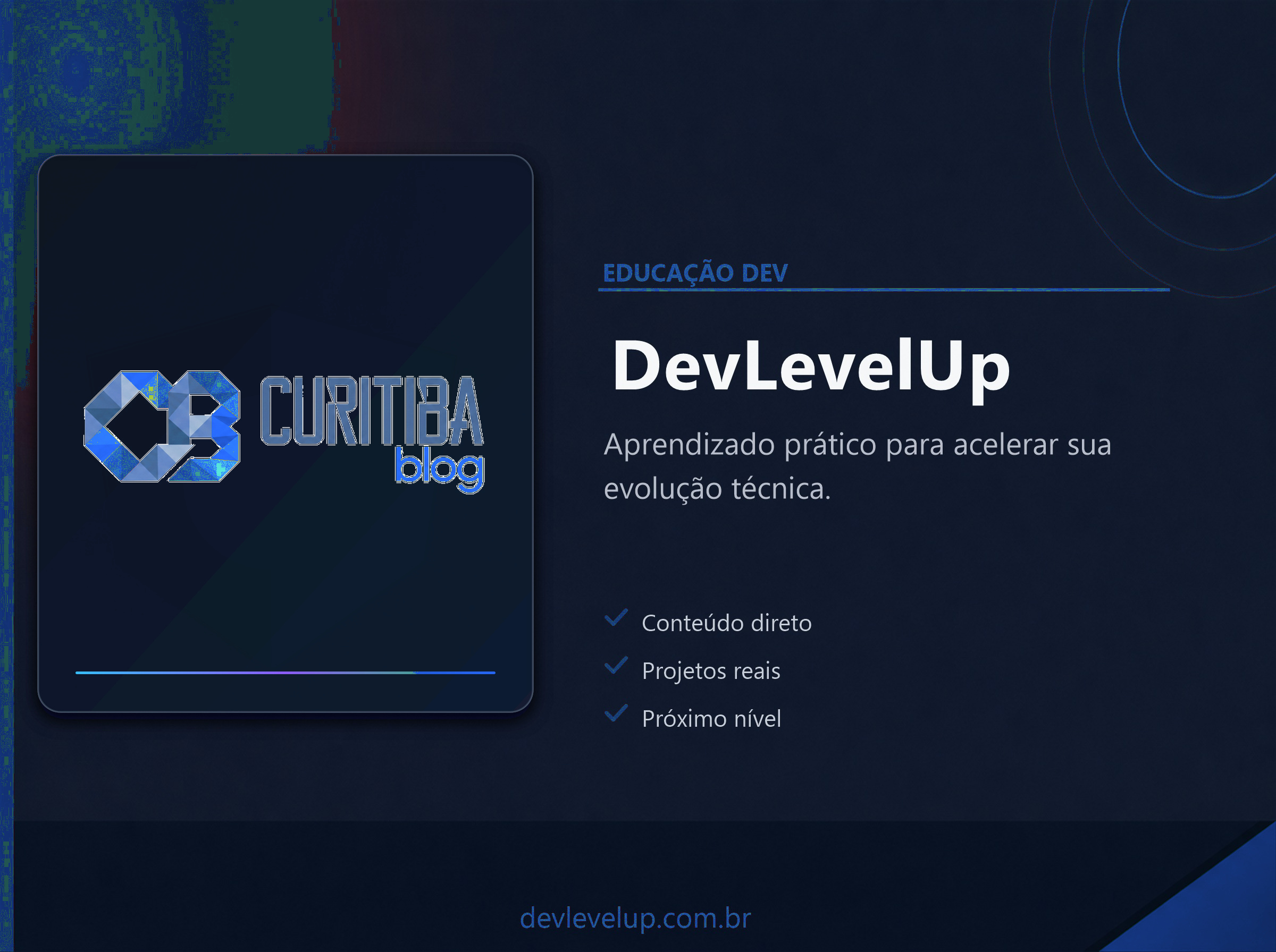 Capa do projeto Dev Level Up