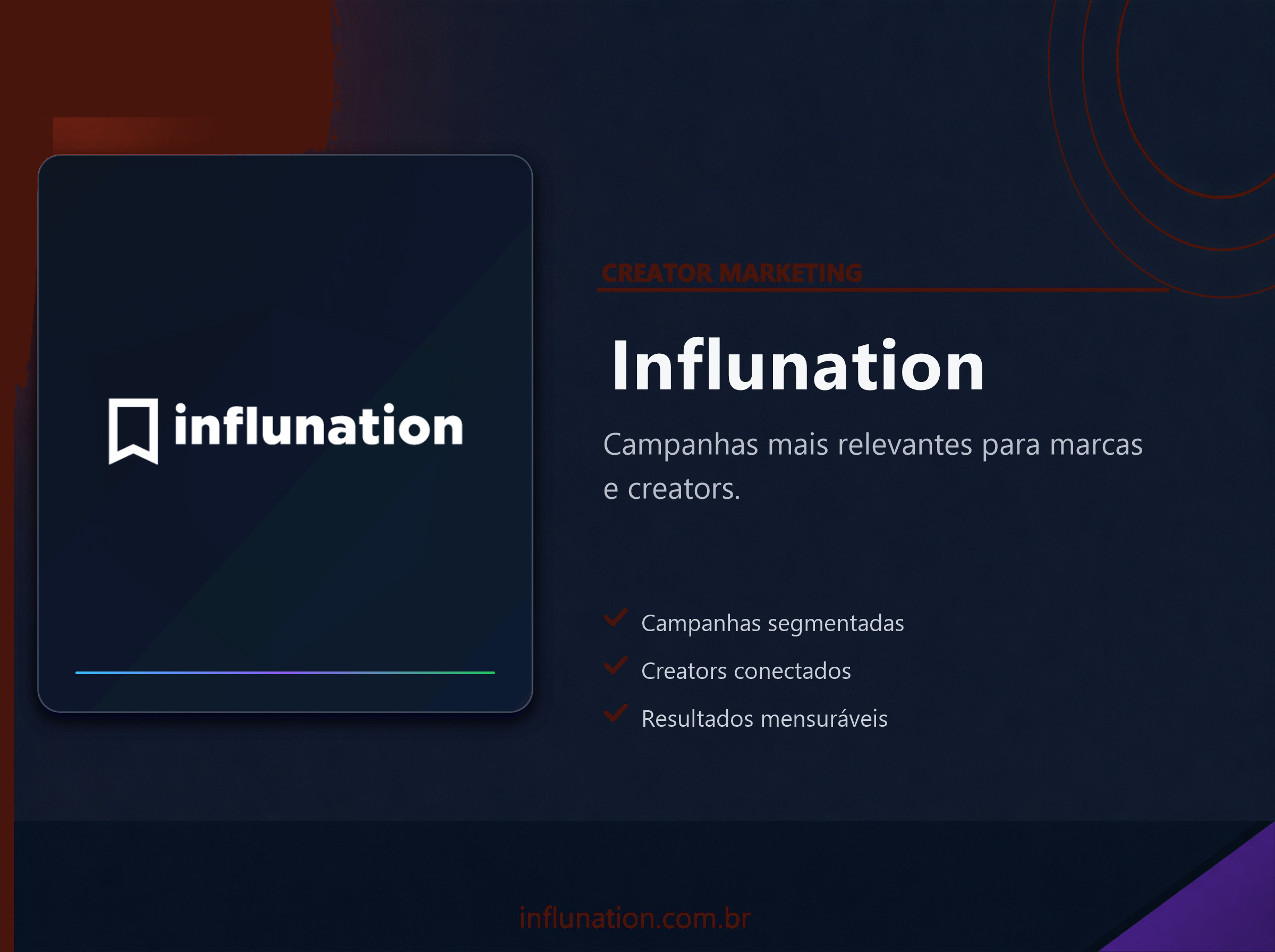 Capa do projeto InfluNation