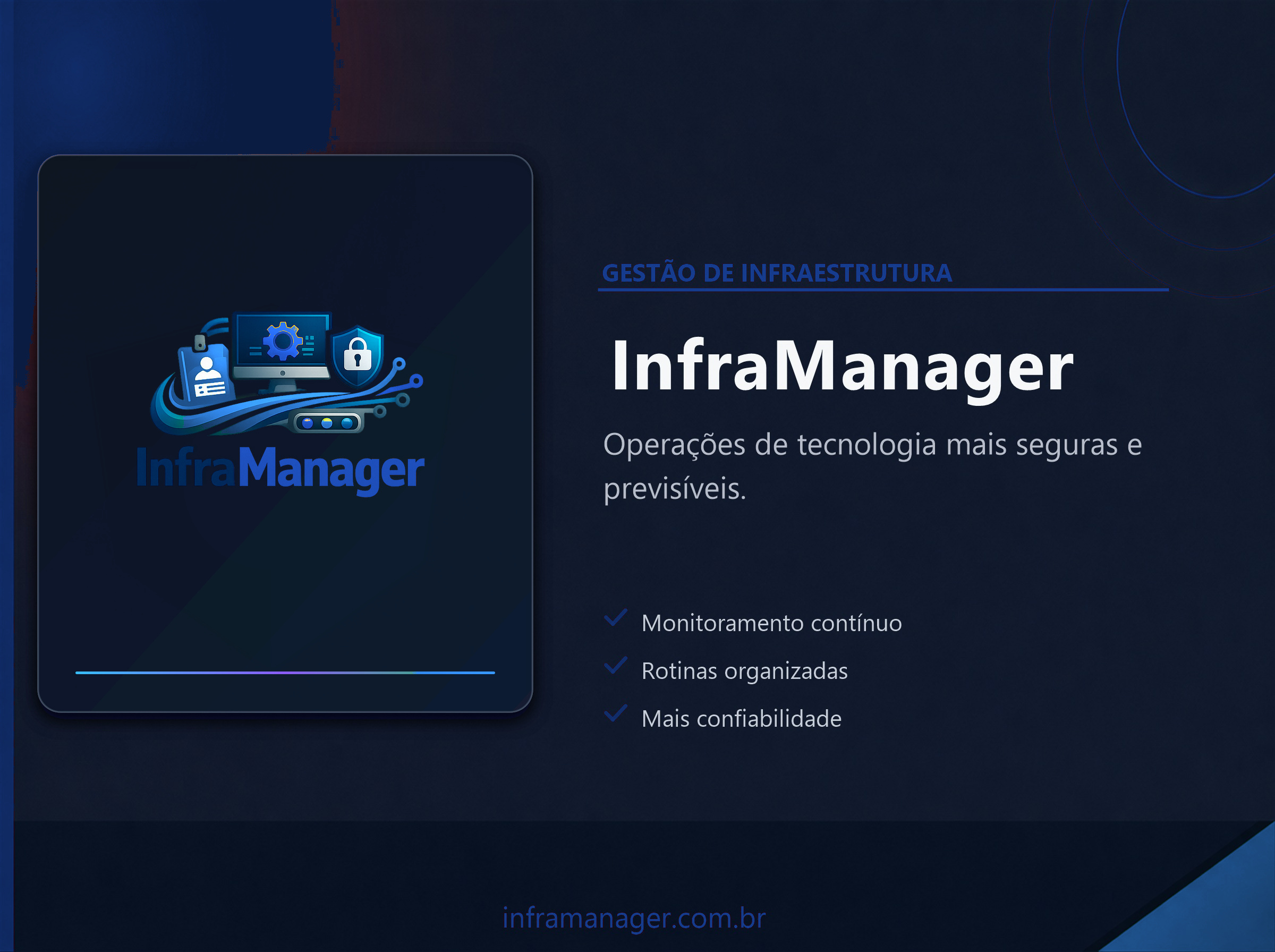 Capa do projeto InfraManager