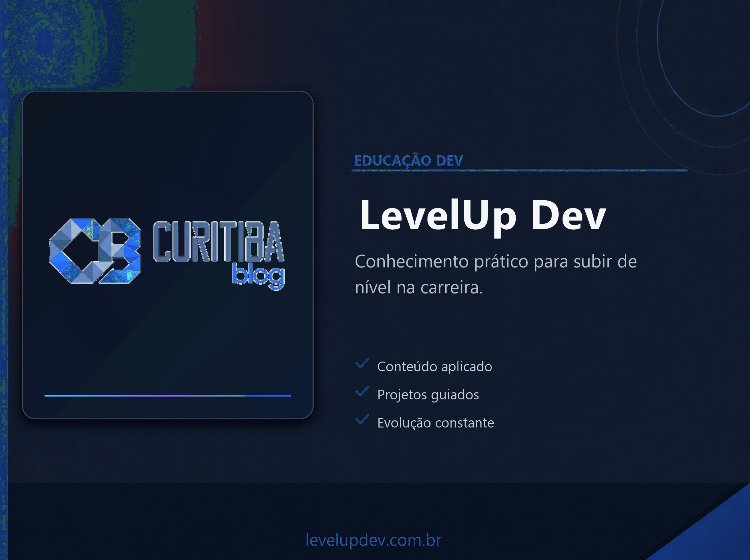 Capa do projeto Level Up Dev