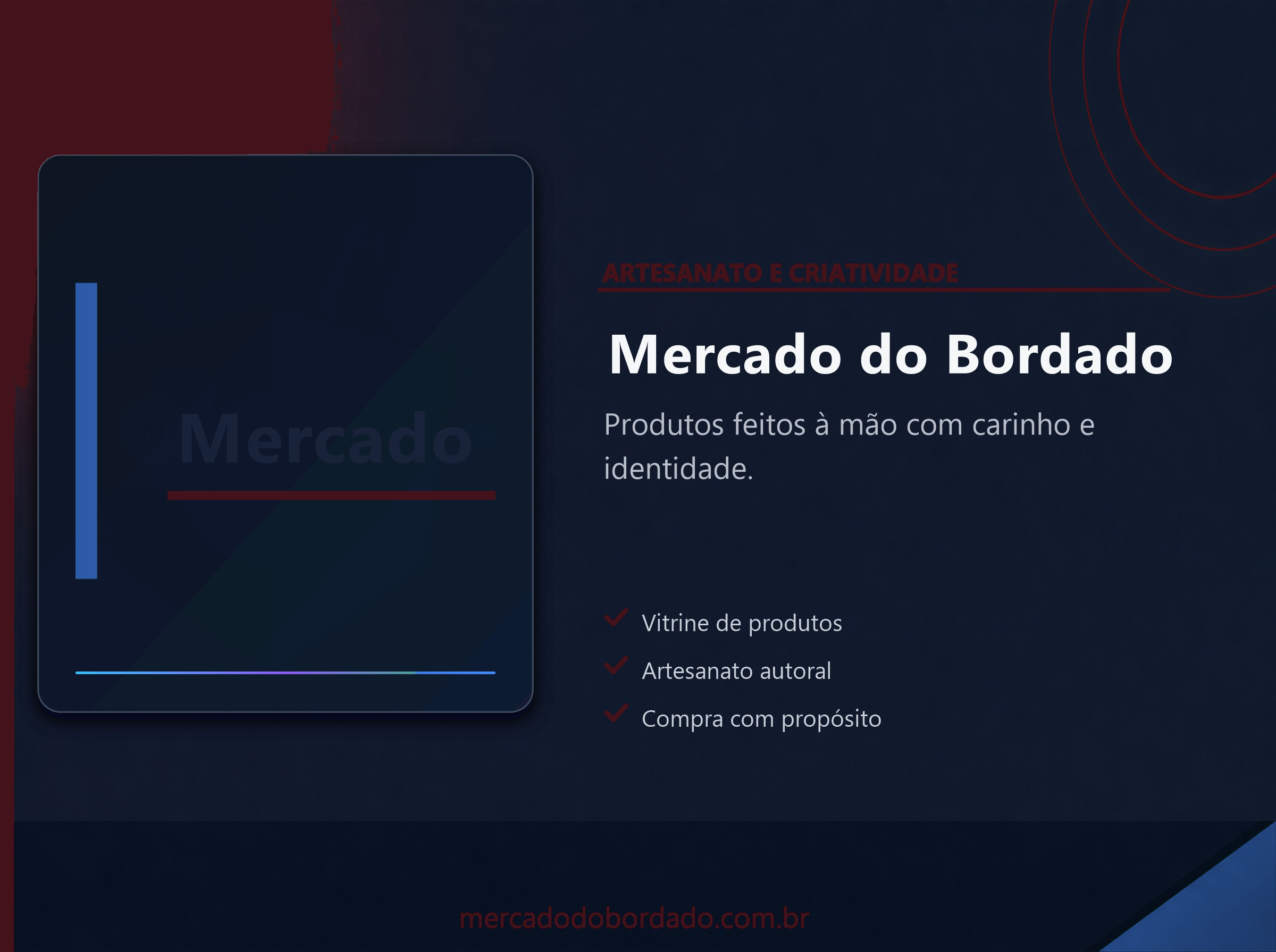 Capa do projeto Mercado do Bordado
