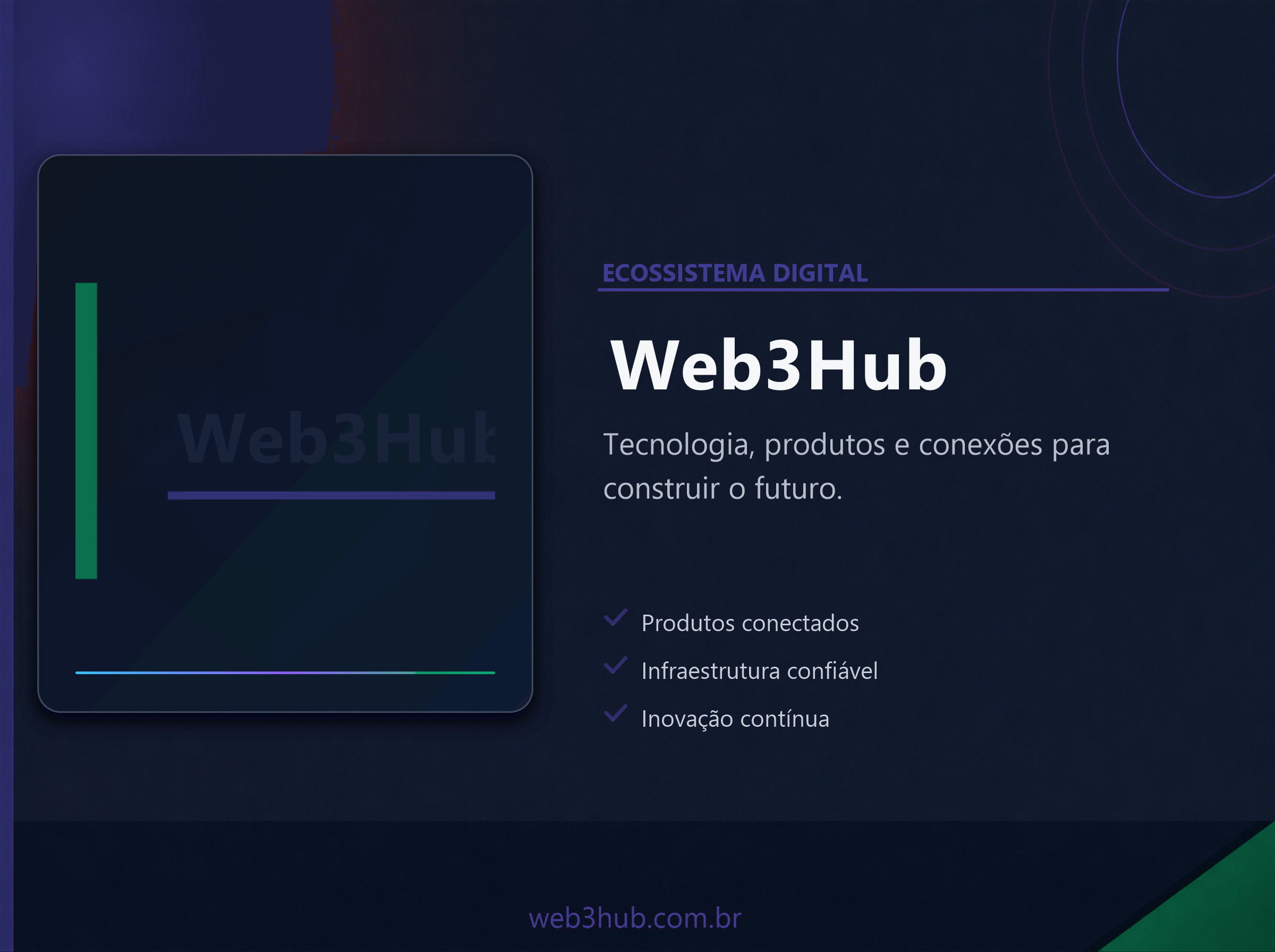 Capa do projeto Web3 Hub