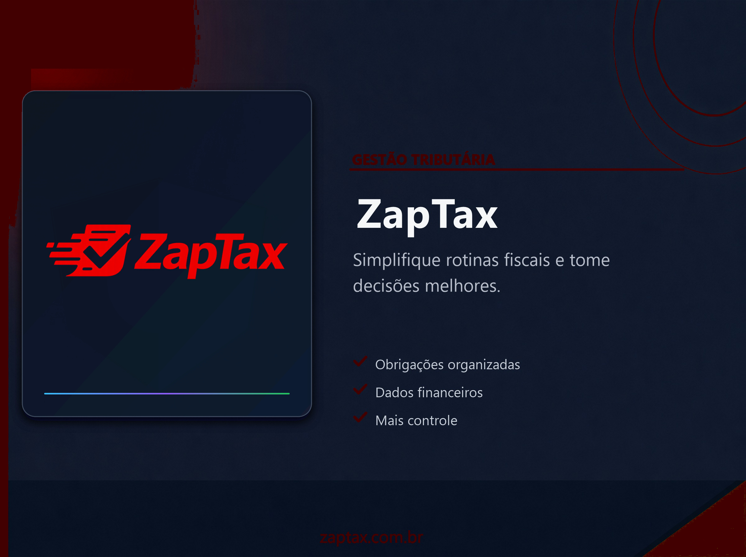 Capa do projeto ZapTax